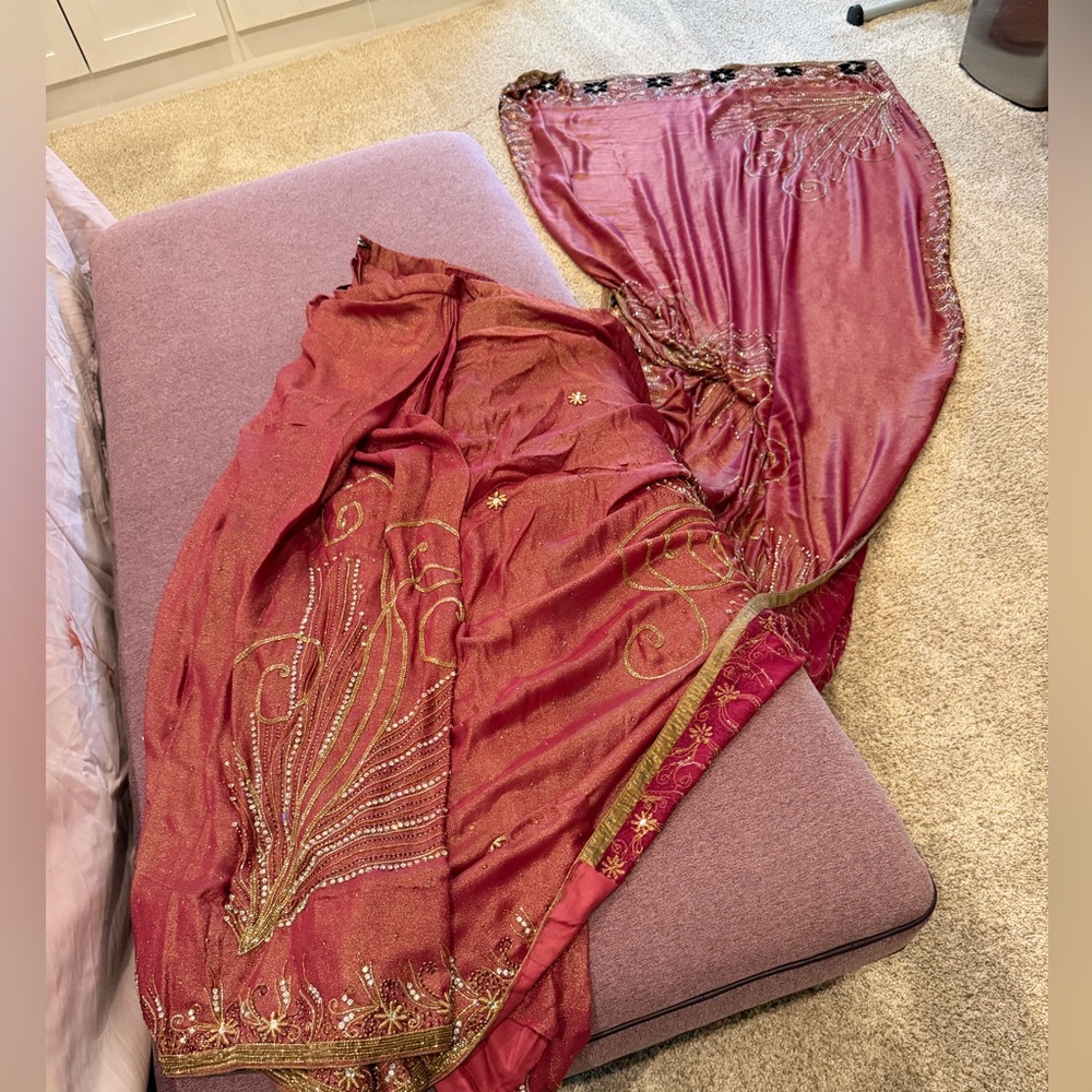 Custom pre stitched saree